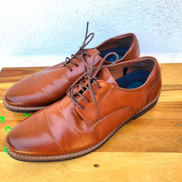 Nunn Bush Since Calderone Plain Toe Oxford Men's Shoes Size 12 - Picture 1 of 16